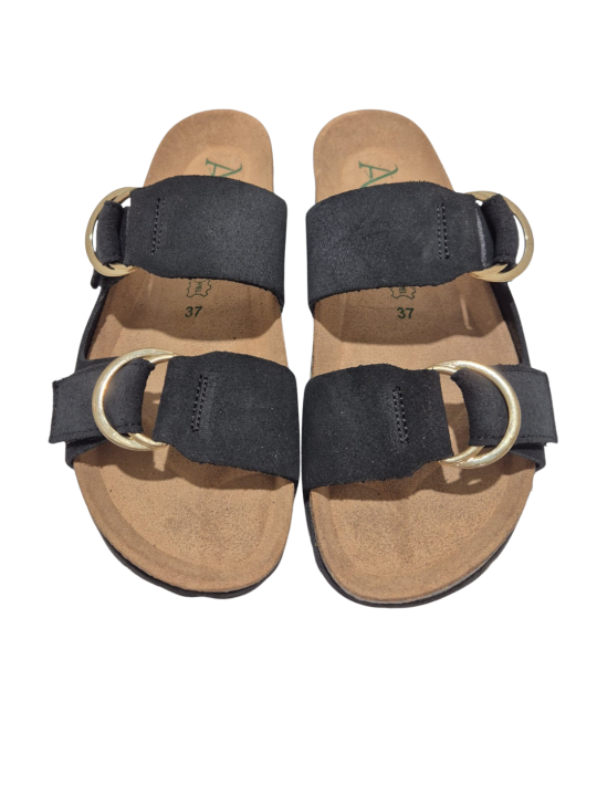 Sandalia Bio Autenti 10226 Serraje Negro