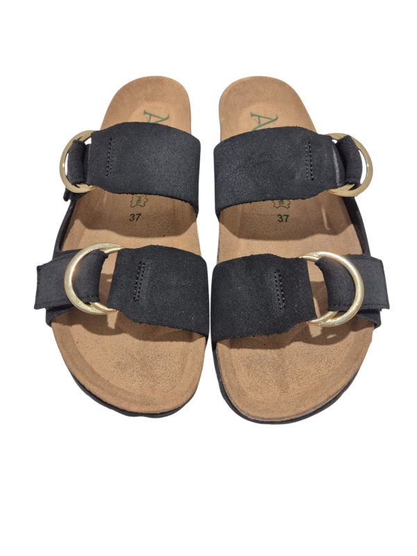 Sandalia Bio Autenti 10226 Serraje Negro