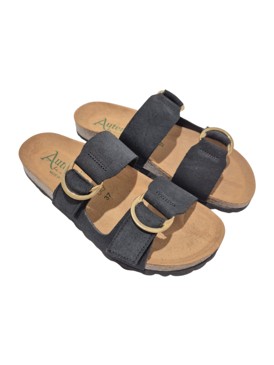 Sandalia Bio Autenti 10226 Serraje Negro