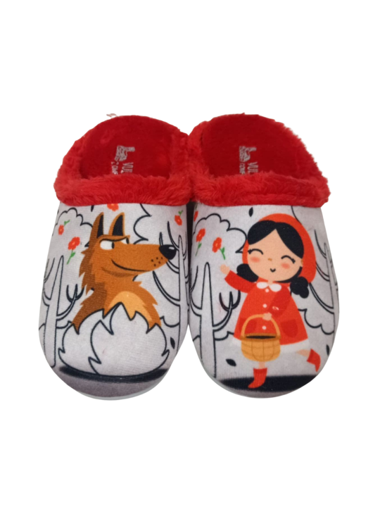 Zapatilla De Casa Vulca Bicha 1294 Lobo