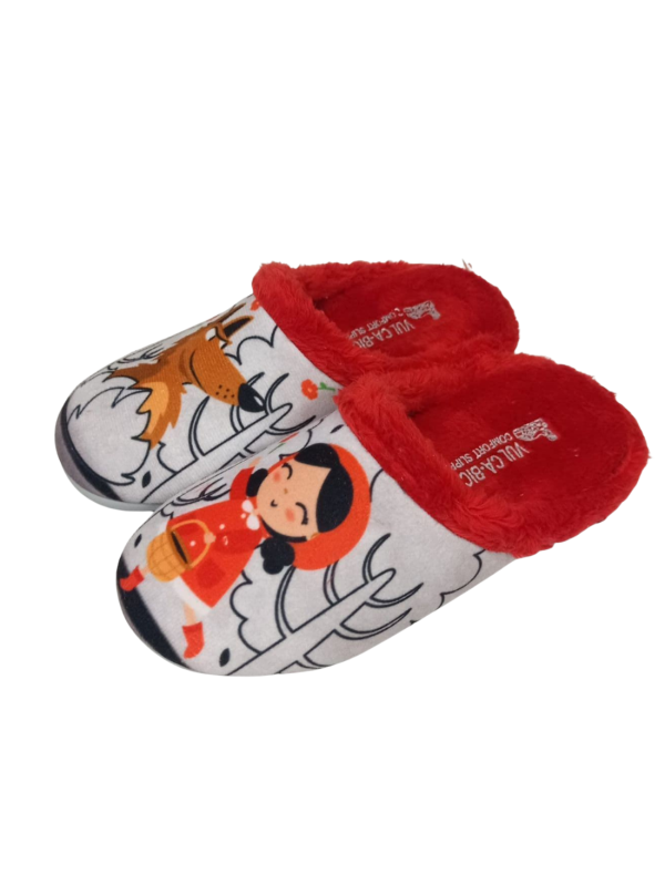 Zapatilla De Casa Vulca Bicha 1294 Lobo