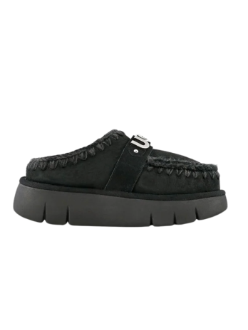 MOU Bounce Clog Metal Logo Negro