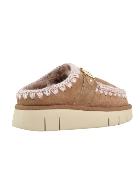 MOU Bounce Clog Metal Logo Marron