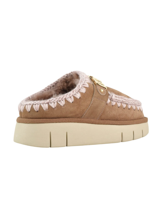 MOU Bounce Clog Metal Logo Marron