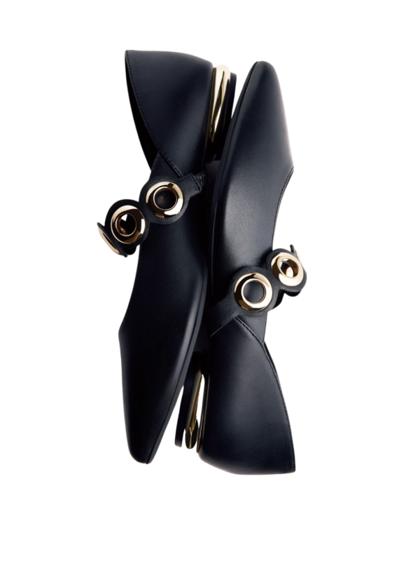 Bailarina Gioseppo Nimrod 76001 Negro Ollados