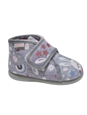 Zapatilla Casa Zapy AK10160 Gris Conejo