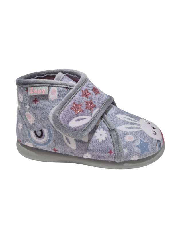 Zapatilla Casa Zapy AK10160 Gris Conejo
