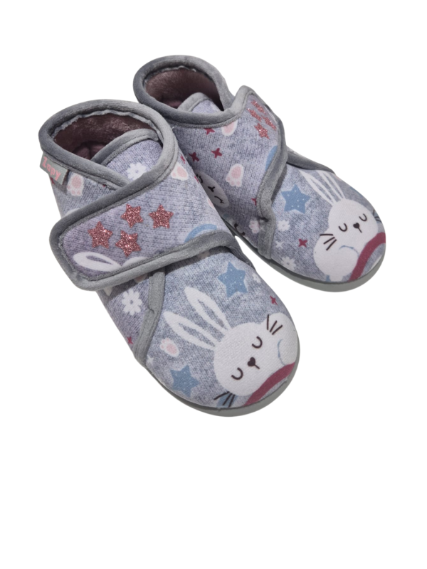 Zapatilla Casa Zapy AK10160 Gris Conejo
