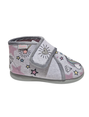 Zapatilla Casa Zapy AK10360 Gris Unicornio