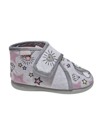 Zapatilla Casa Zapy AK10360 Gris Unicornio