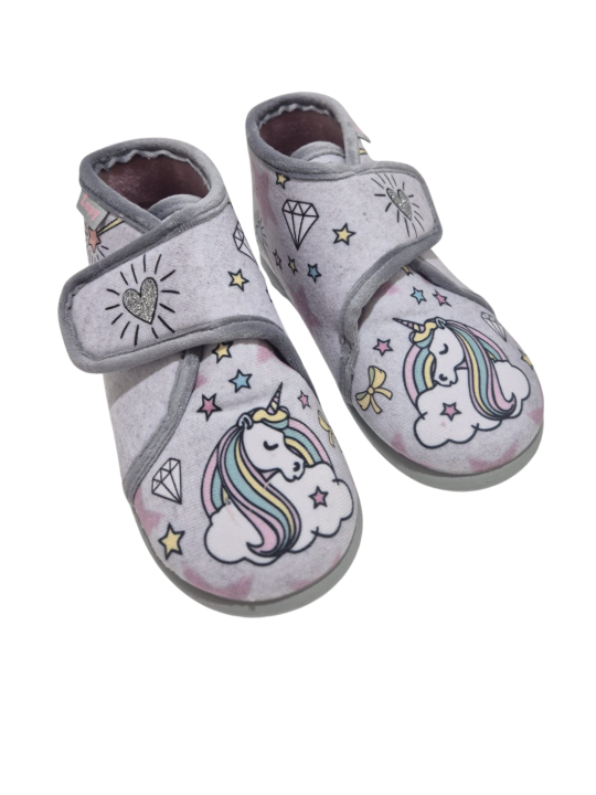 Zapatilla Casa Zapy AK10360 Gris Unicornio