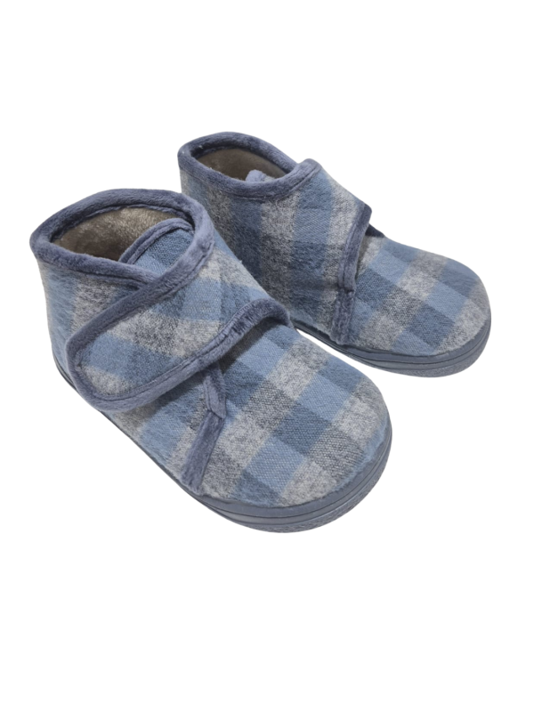 Zapatilla Casa Zapy AK314527 Cuadros Azul