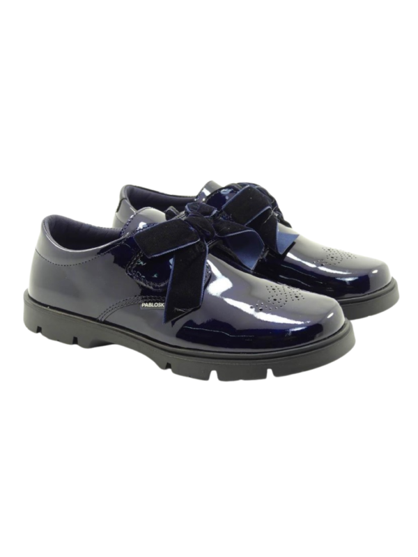 Zapato Charol Pablosky 360329 Marino