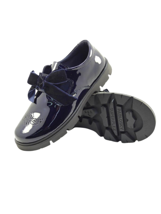 Zapato Charol Pablosky 360329 Marino