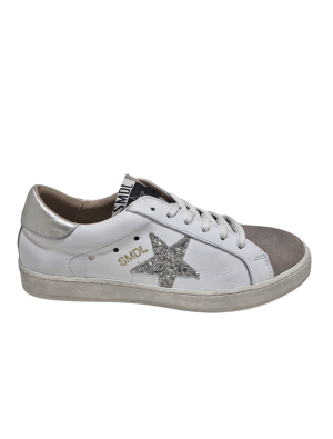 Deportivo Silver Moose 1062 Blanco Glitter Plata