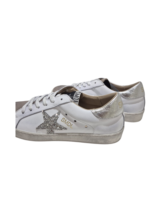 Deportivo Silver Moose 1062 Blanco Glitter Plata