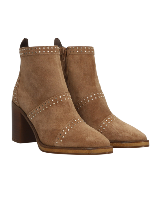 Botín Tacón Alpe 5449 Taupe