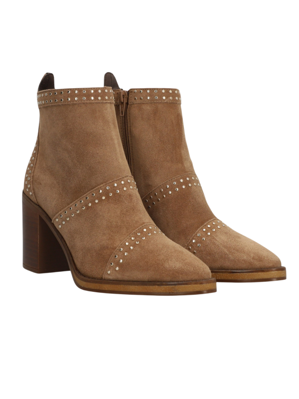 Botín Tacón Alpe 5449 Taupe