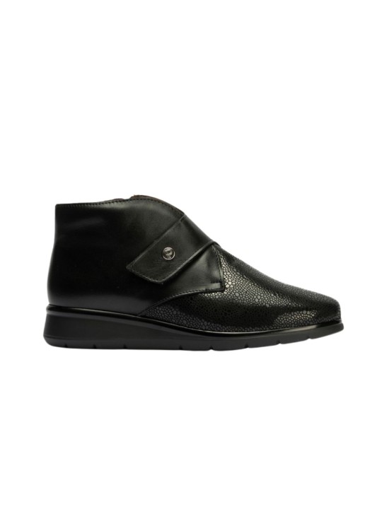 Zapato Velcro Pitillos 10713 Negro