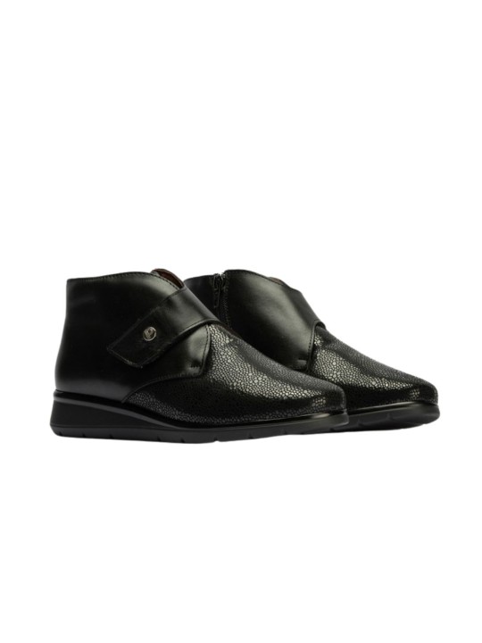 Zapato Velcro Pitillos 10713 Negro