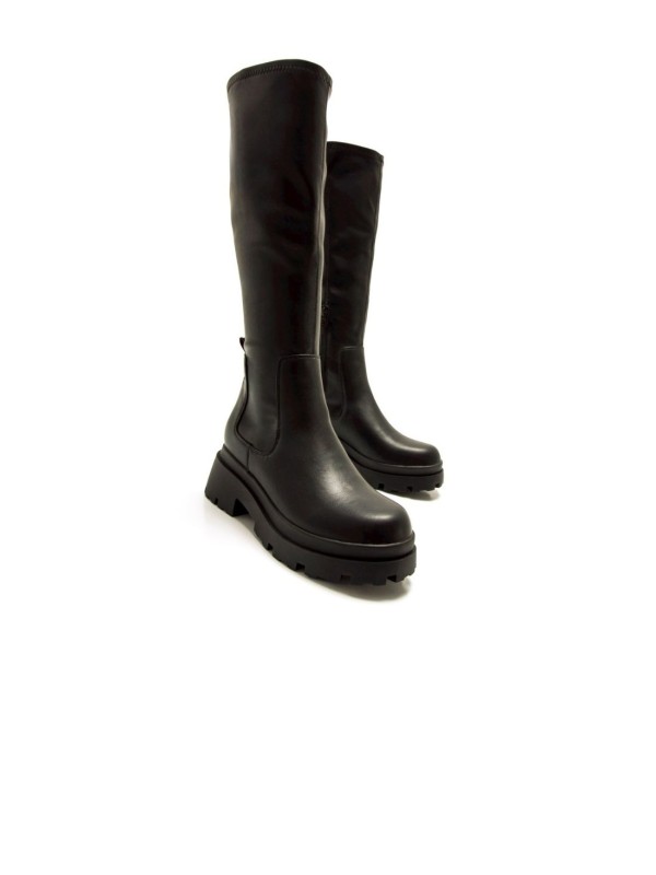 Bota Alta Mustang 54607 Negro