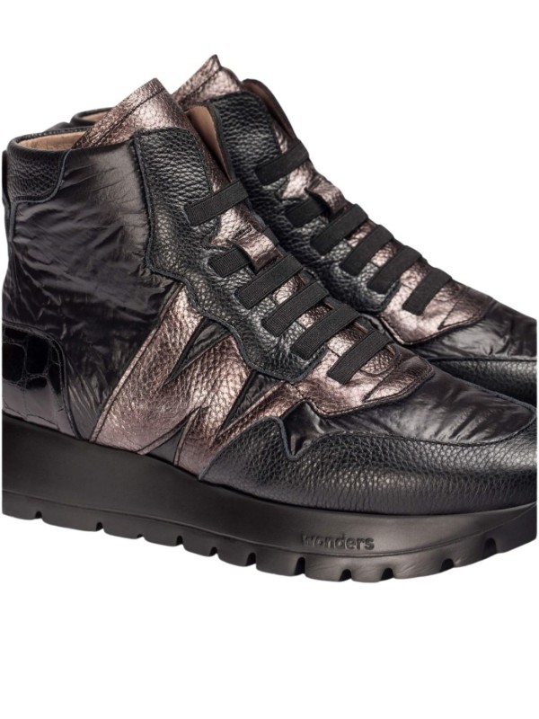 Botin Wonders Odisei A-2493 Negro