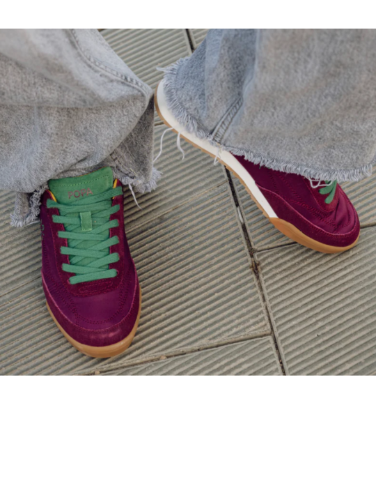 Sneaker Popa Muse Serraje Burdeos