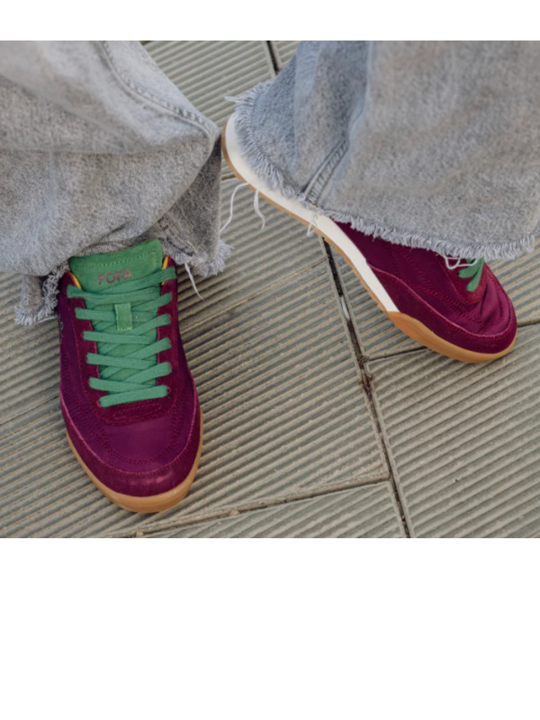 Sneaker Popa Muse Serraje Burdeos