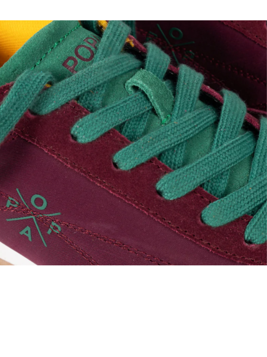 Sneaker Popa Muse Serraje Burdeos