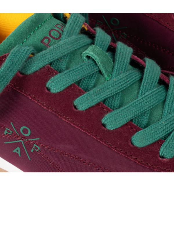Sneaker Popa Muse Serraje Burdeos