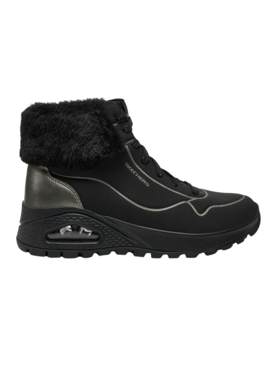 Botín Uno Rugged Skechers 167993 Negro