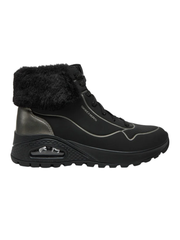 Botín Uno Rugged Skechers 167993 Negro