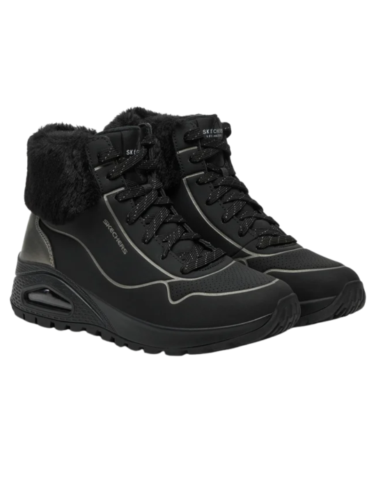 Botín Uno Rugged Skechers 167993 Negro