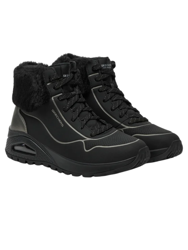 Botín Uno Rugged Skechers 167993 Negro
