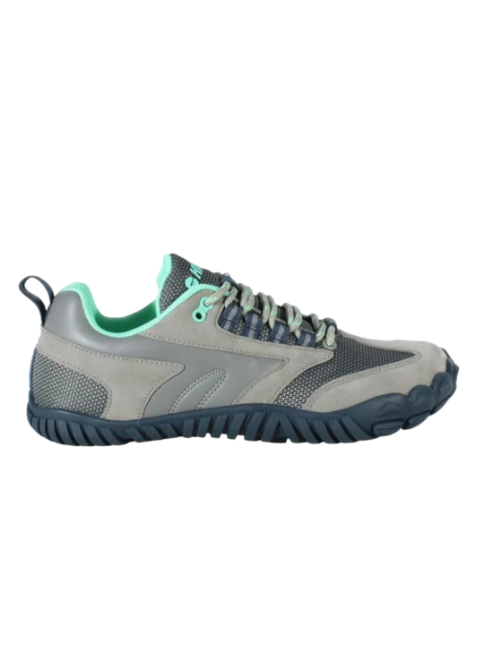 Zapato Barefoot Hi-Tec Waterproof Figaro Low Gris