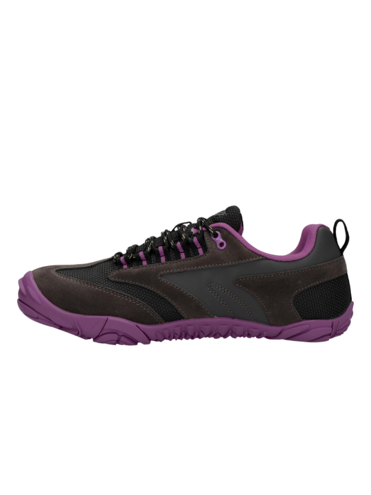 Zapato Barefoot Hi-Tec Waterproof Figaro Low Gris Violeta