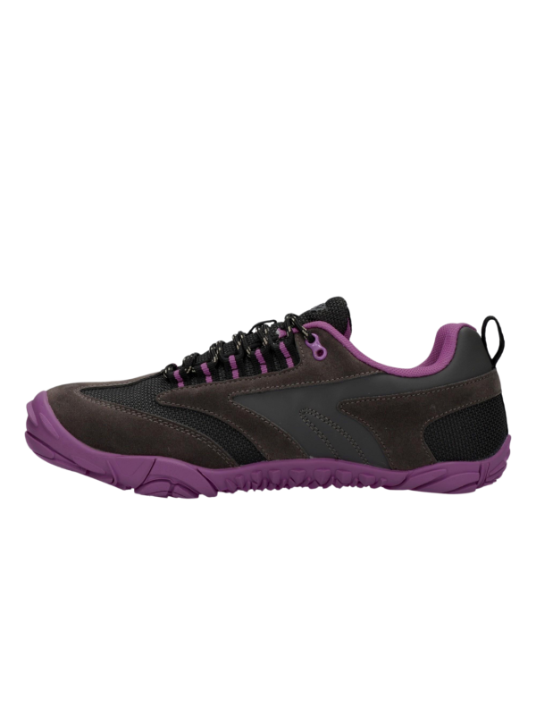 Zapato Barefoot Hi-Tec Waterproof Figaro Low Gris Violeta