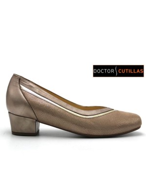 Zapato Tacón Cutillas 81196 Beige