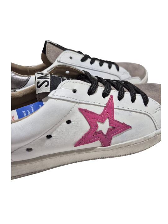 Deportivo Silver Moose 1203 Blanco Rosa