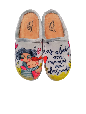 Zapatilla Casa Vivant 242440 Abuela Gris