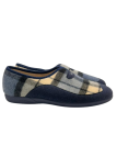 Zapatilla De Casa Vulca Bicha 4671 Cuadros Marino