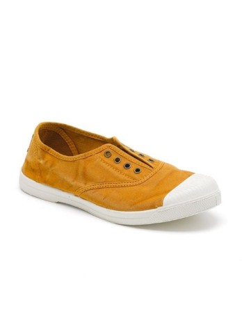 Zapatilla Lona Natural World 102E Cuero