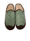 Zapatilla De Casa Vulca Bicha 867 Pana Verde