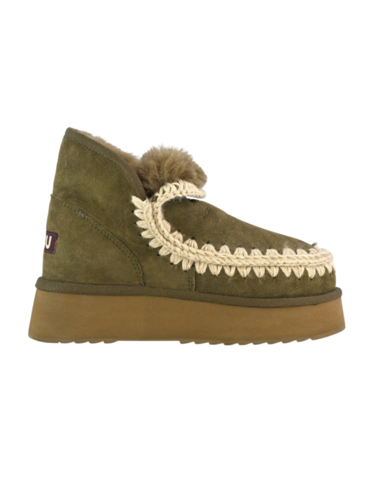 MOU Mini Eskimo Platform Boot Verde