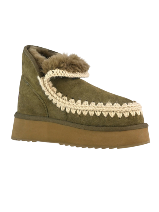 MOU Mini Eskimo Platform Boot Verde