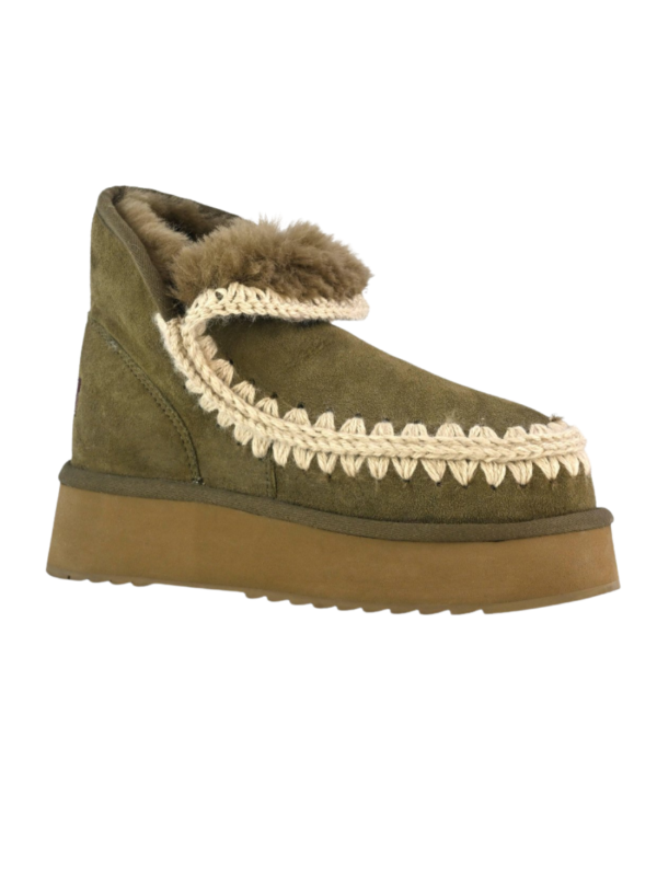 MOU Mini Eskimo Platform Boot Verde
