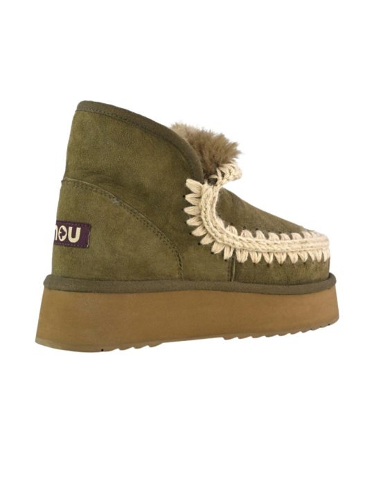MOU Mini Eskimo Platform Boot Verde