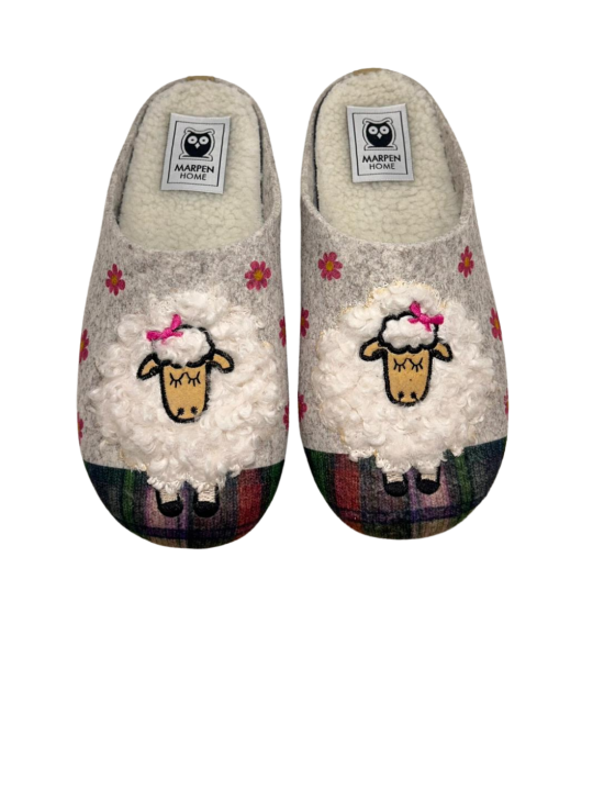 Zapatilla de Casa Marpen 317 Ovejas Crudo