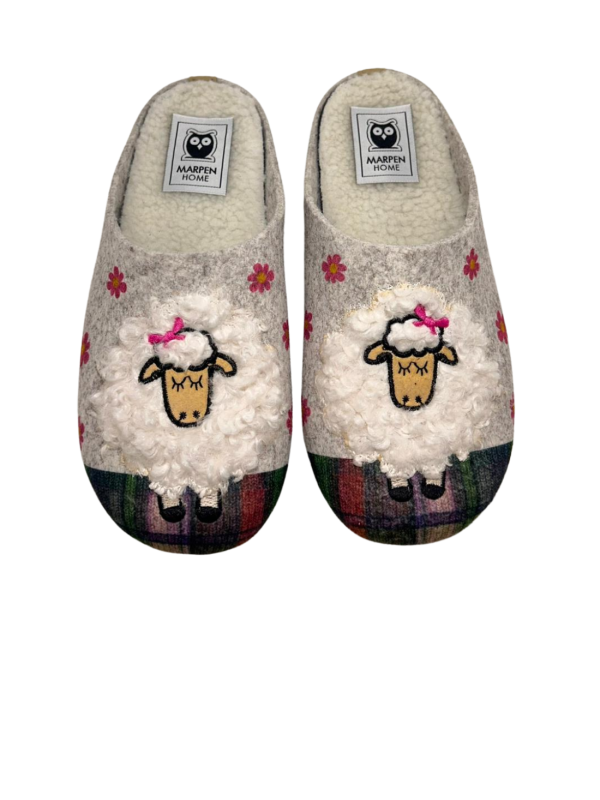 Zapatilla de Casa Marpen 317 Ovejas Crudo