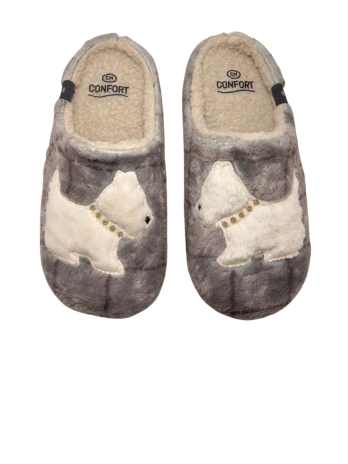 Zapatilla Casa CM Confort 50346 Gris